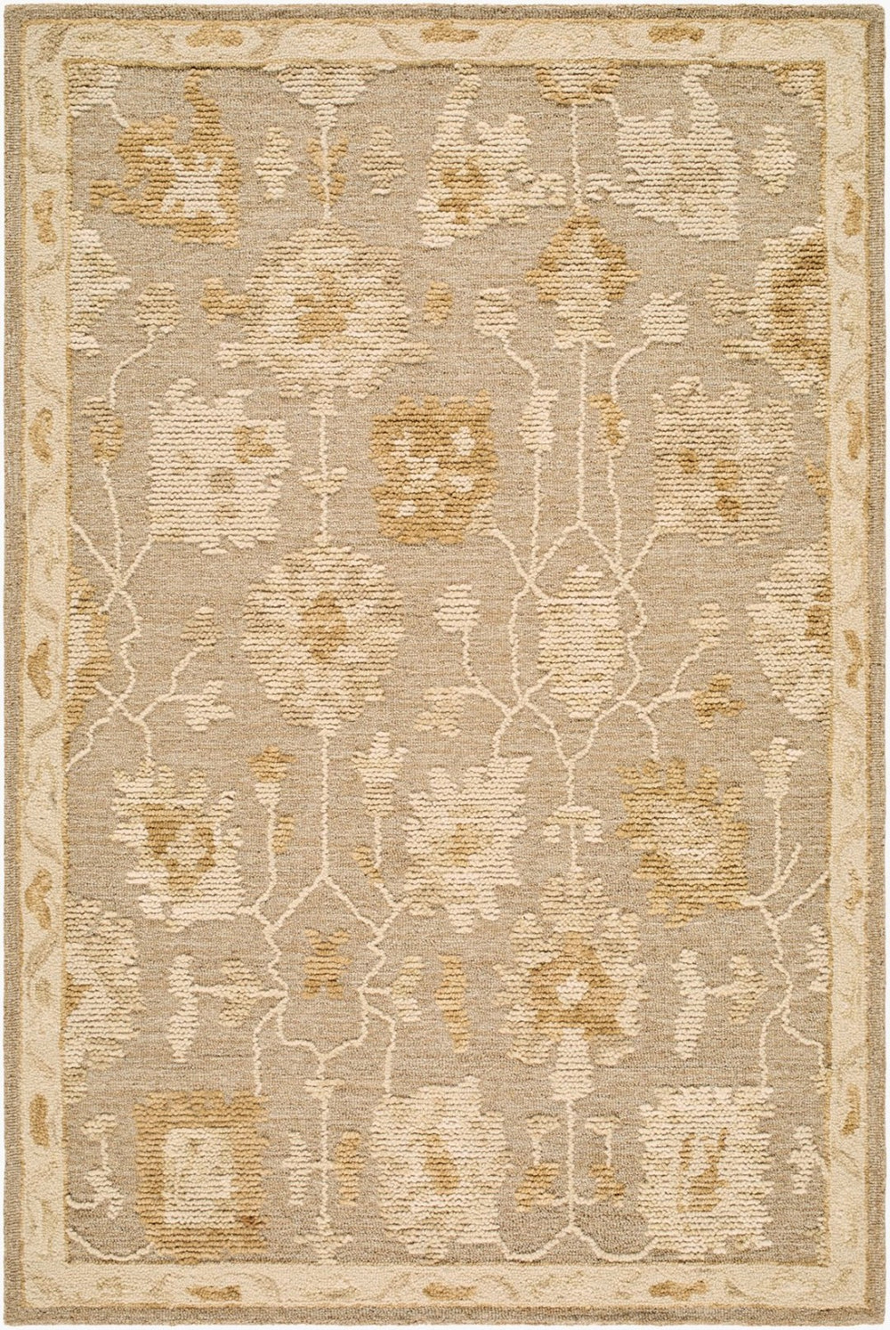 Livabliss Shiv Classics Hand Tufted Wool Accent Rug Traditional Indian Craft for Entryway or Bedroom Goldenrod 2' x 3' SVC2310-23