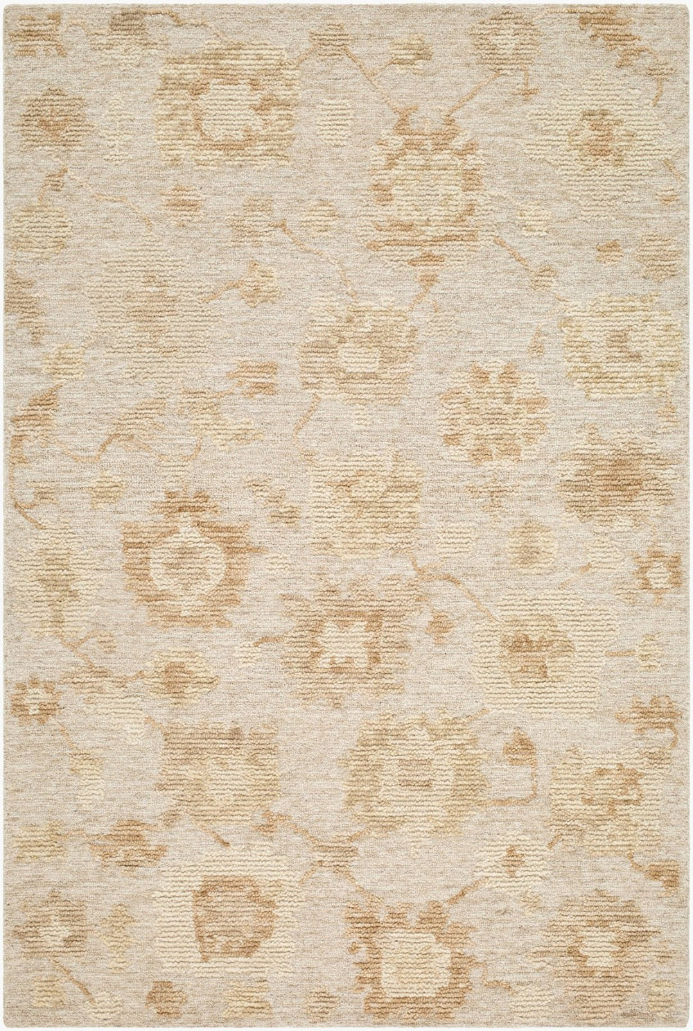 Livabliss Shiv Classics Hand Tufted Wool Rug Traditional Craft for Entryways and Bedroom Accents Sandstone, Beig 2' x 3' SVC2312-23