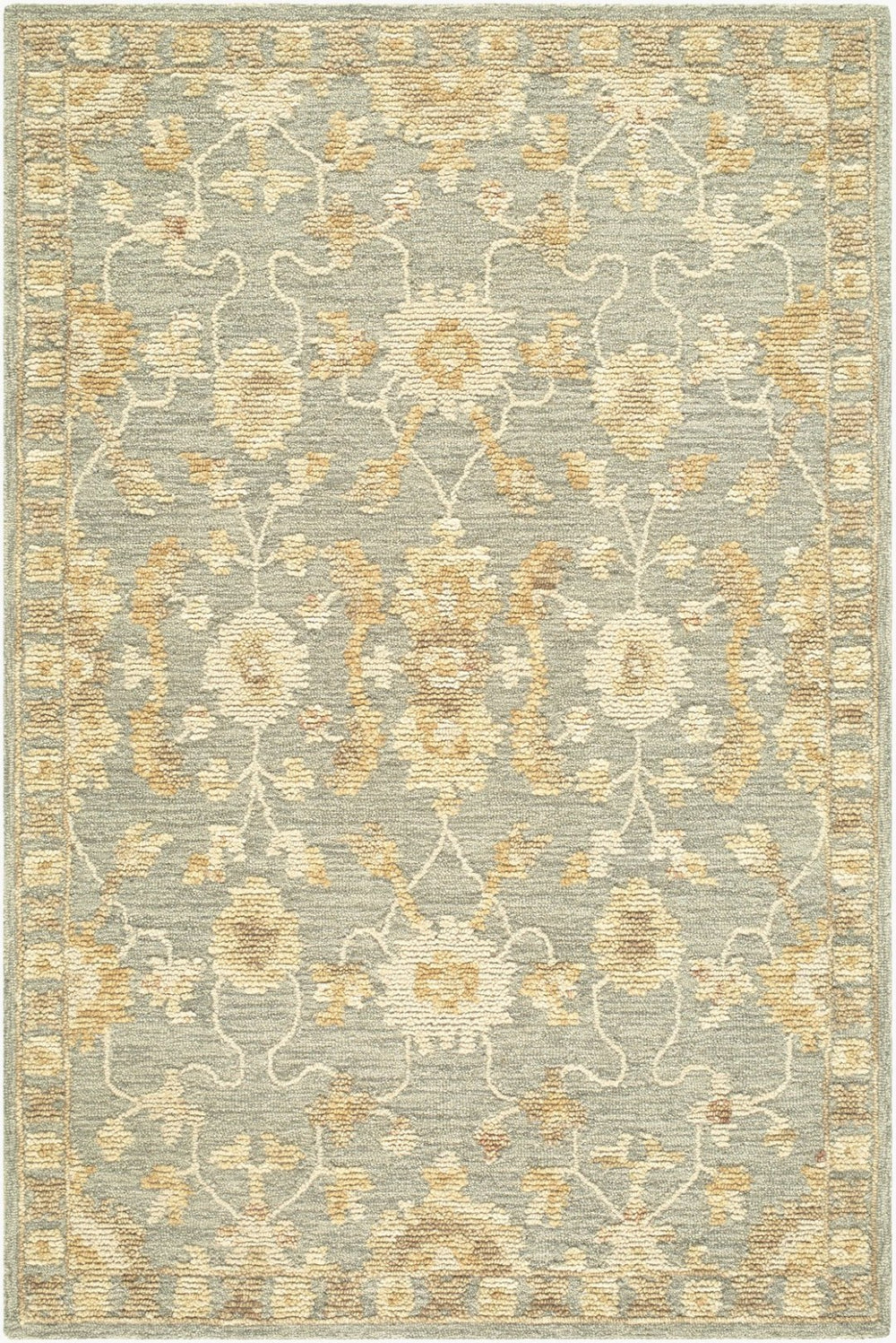 Livabliss Shiv Classics Hand Tufted Wool Accent Rug Artisan Crafted for Entryways and Small Spaces Pale Sage, Gol 2' x 3' SVC2314-23