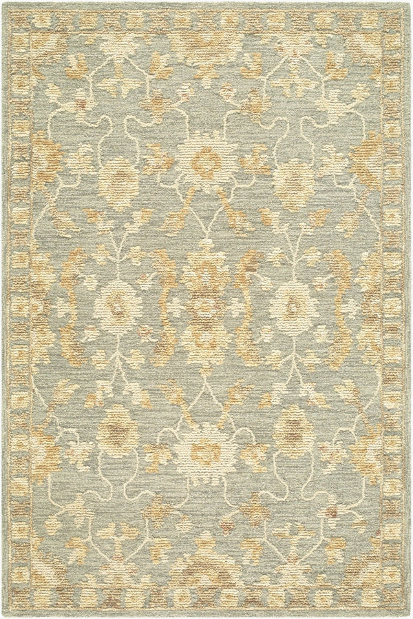 Livabliss Shiv Classics Hand Tufted Wool Accent Rug Artisan Crafted for Entryways and Small Spaces Pale Sage, Gol 2' x 3' SVC2314-23