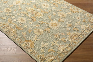 Livabliss Shiv Classics Hand Tufted Wool Accent Rug Artisan Crafted for Entryways and Small Spaces Pale Sage, Gol 2' x 3' SVC2314-23