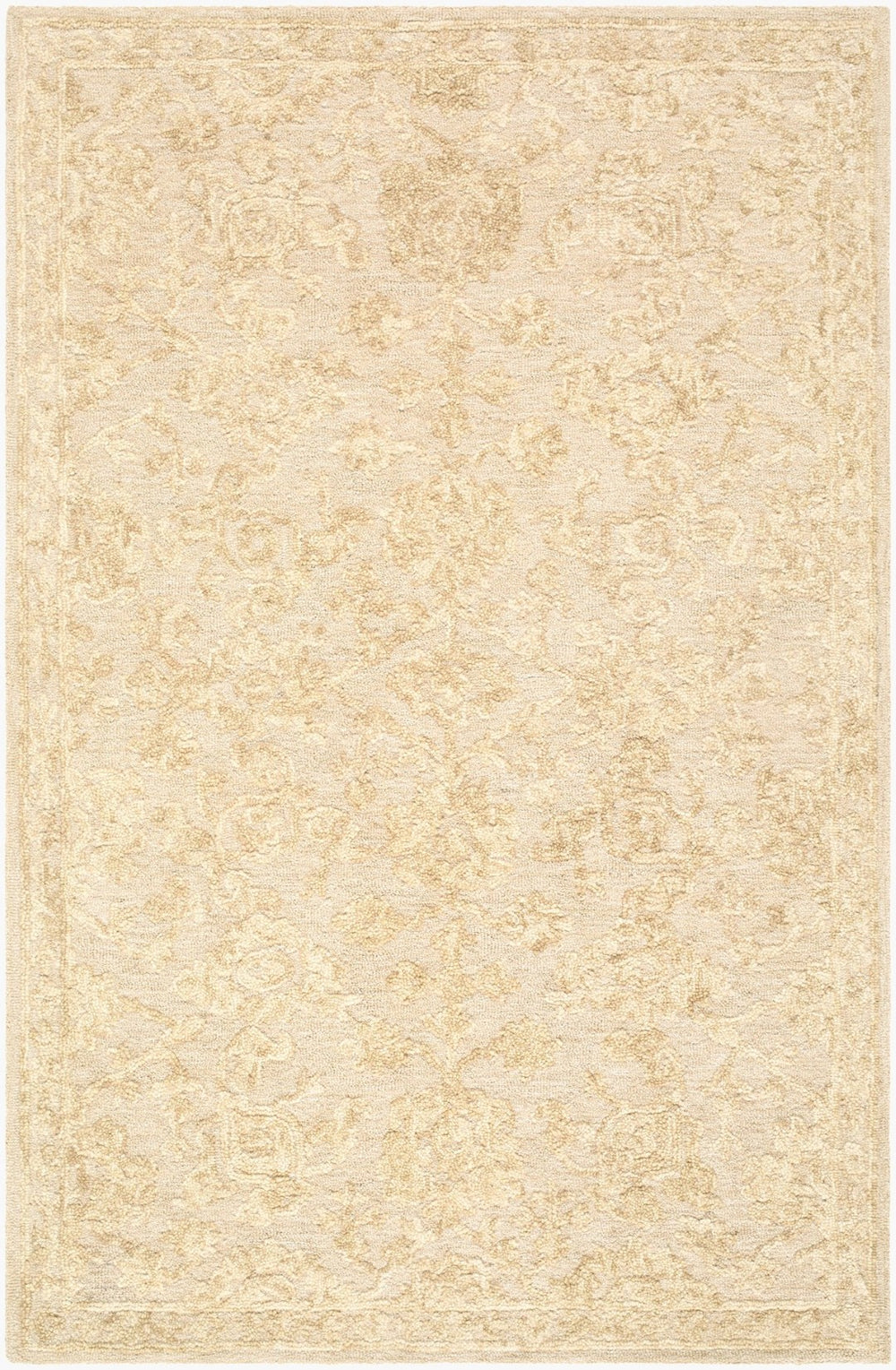 Livabliss Shiv Classics Hand Tufted Wool Accent Rug Plush Traditional Entryway Bedside Piece Beige, Sand 9' x 12' SVC2316-912