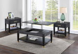 English Elm Steve Silver - Yves - Cocktail & 2 End Table Set - Black