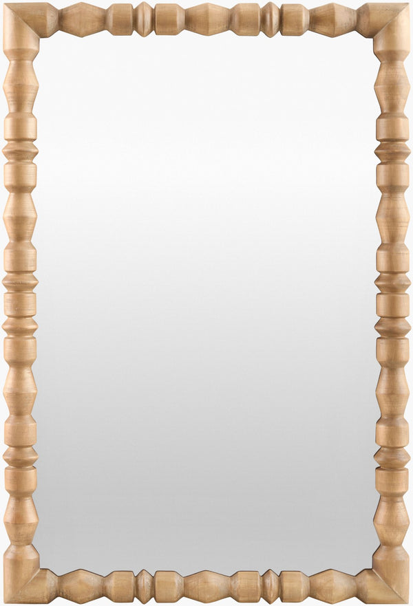 Livabliss Elisaveta Bohemian Global Wall Mirror with Eclectic Frame for Entryway or Living Room Wood 36"H x 24"W x 2"D SVET001-3624