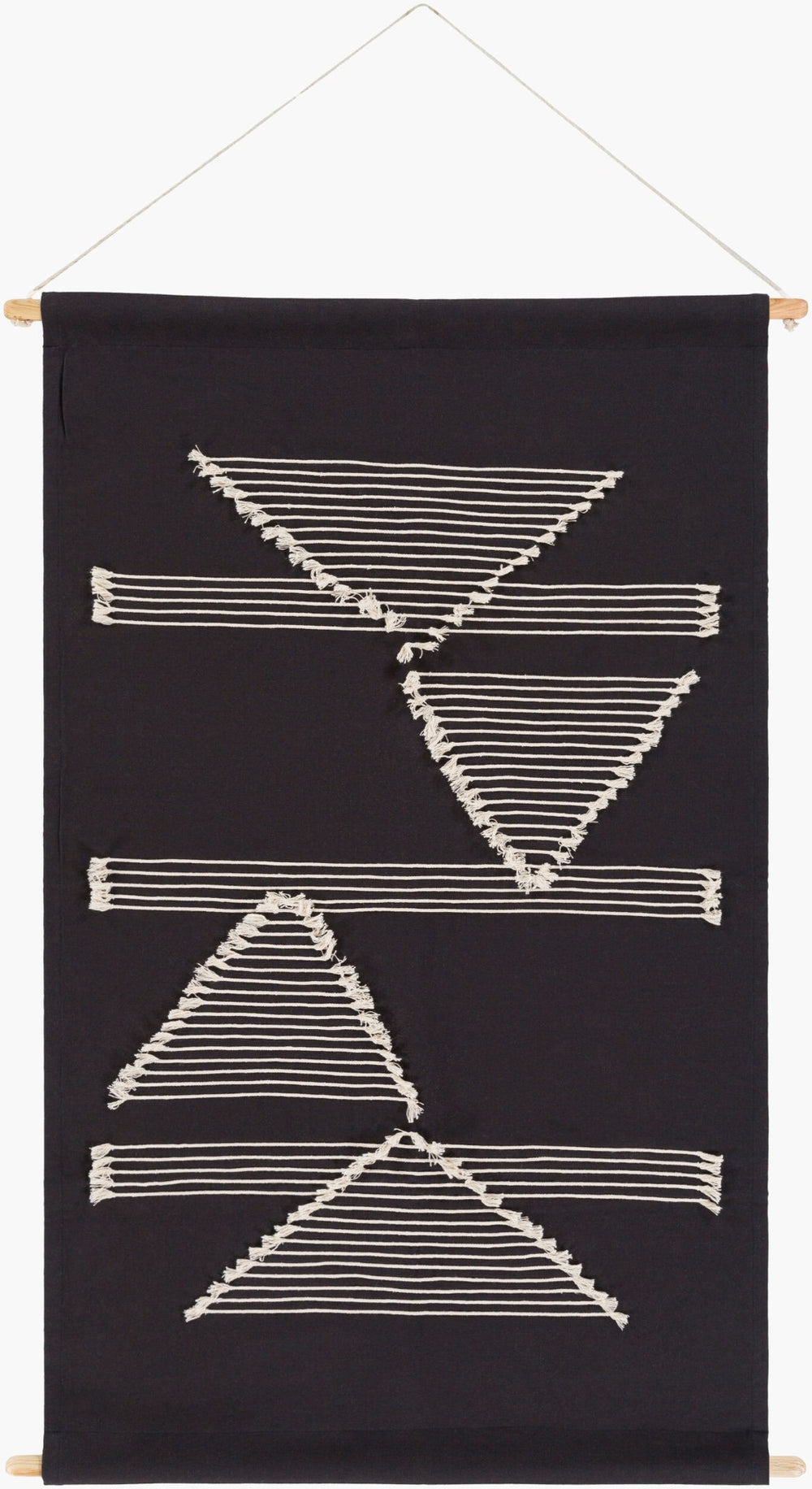 Livabliss Savion Handcrafted Cotton Woven Wall Hanging Bohemian Textile Art for Living Rooms SVI1002-3624