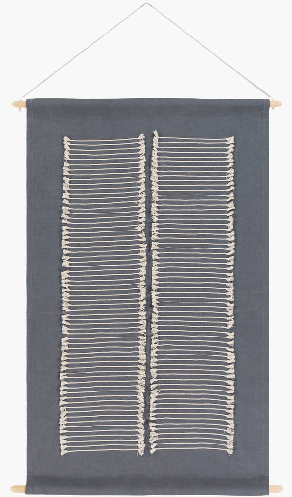 Livabliss Savion Handwoven Cotton Wall Hanging India Crafted Bohemian Textile Art for Any Room SVI1003-3624