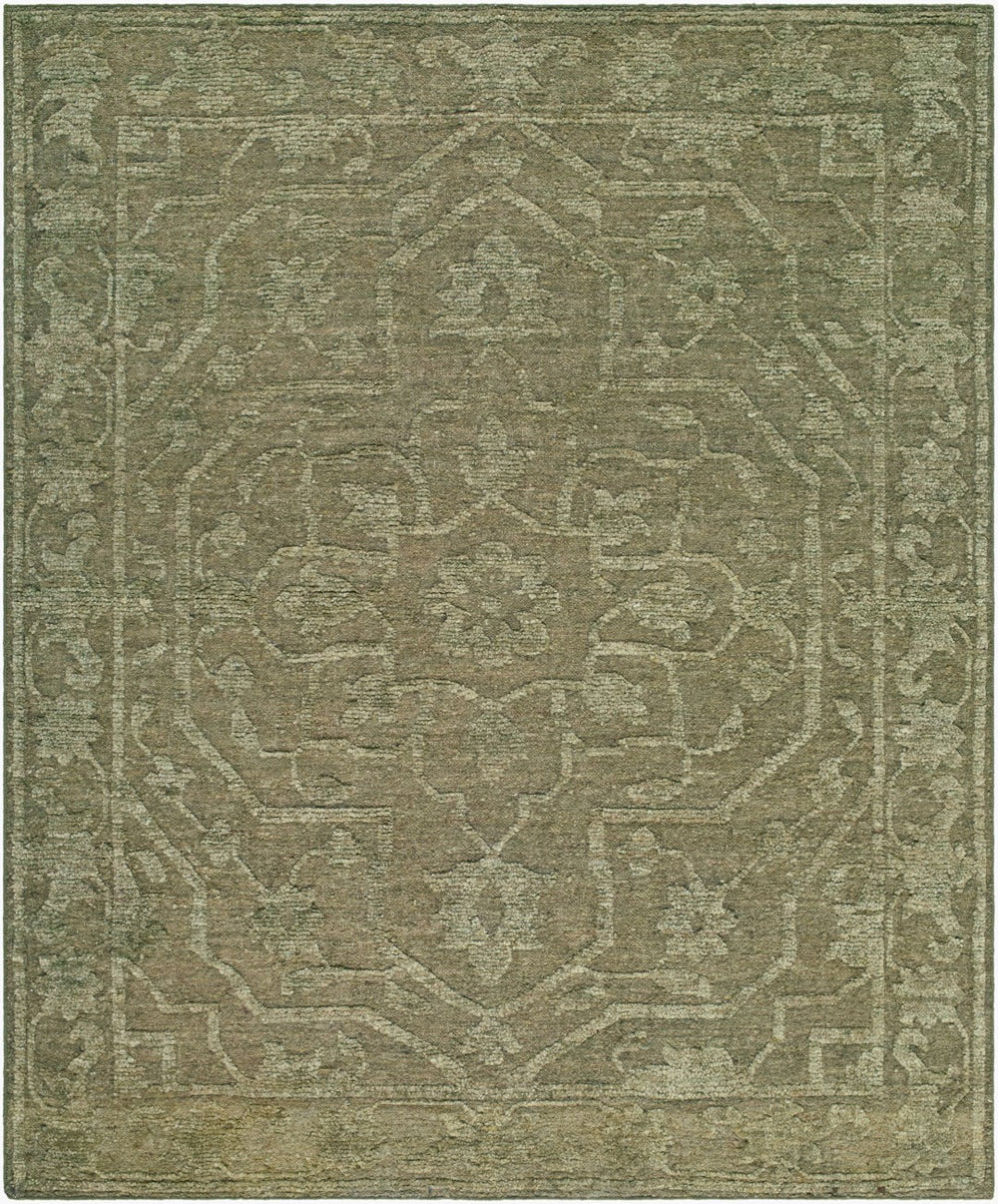 Surya Savannah Svn-2300 10' X 14' Luxurious Handmade Wool Rug - Timeless Elegance For Any Room Style The Prominent Colors In This Rug Are, Olive Wool Svn2304-23