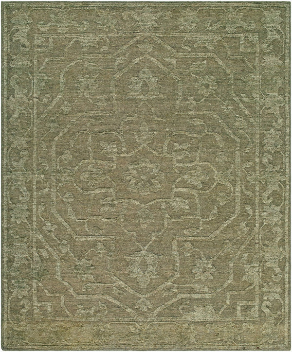 Surya Savannah Svn-2300 10' X 14' Luxurious Handmade Wool Rug - Timeless Elegance For Any Room Style The Prominent Colors In This Rug Are, Olive Wool Svn2304-23