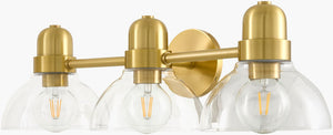 Livabliss Solvoro Art Deco Metal and Glass Wall Sconce for Living Room Bedroom Hallway SVO-001