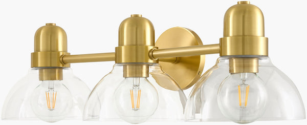 Livabliss Solvoro Art Deco Metal and Glass Wall Sconce for Living Room Bedroom Hallway SVO-001