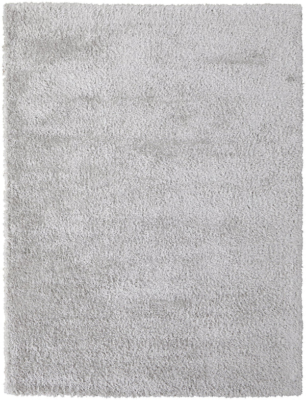 Feizy Rugs Darian Plush High Pile Polyester Shag Rug - Cozy, Modern Design For Effortless Home Elegance Silver,Gray Polyester Drn39k0flgy000g00