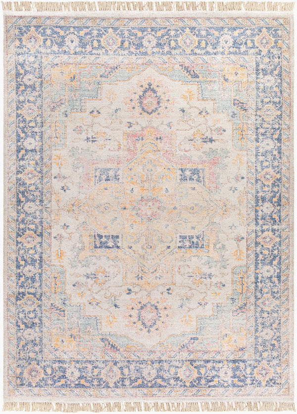 Surya Sivas 2' X 3' Handmade Rug - Timeless Elegance With Durable Design, Perfect For Any Decor Space Orange Viscose,Polyester,Cotton Svs2301-810