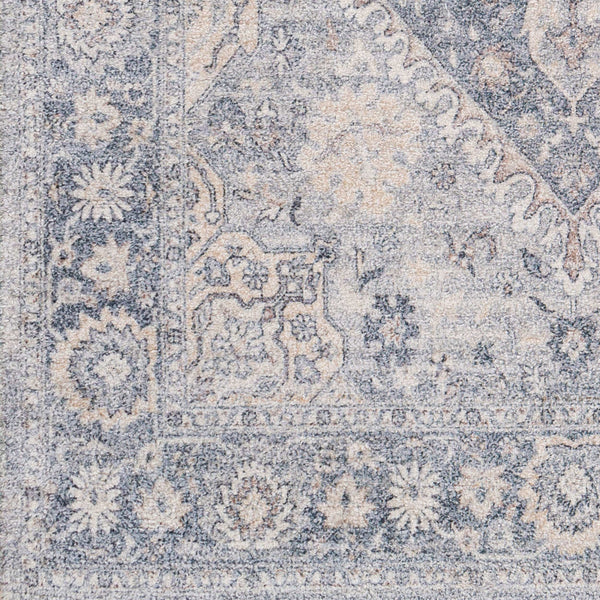 Surya Sivas 2' X 3' Handmade Rug - Timeless Elegance With Durable Design, Perfect For Any Decor Space Light Gray Viscose,Polyester,Cotton Svs2302-23