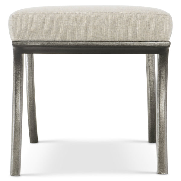 Bernhardt Bernhardt Upholstered Tribeca Bench With Barlow Textured Steel Base, 55.75" W — Transitional Flair 333506