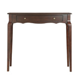 Homelegance By Top-Line Cayenne 1-Drawer Wood Accent Console Sofa Table Espresso Rubberwood