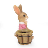 Christopher Knight Home® - Noble House - Kuhrs Outdoor Decorative Rabbit Planter, Brown and Pink