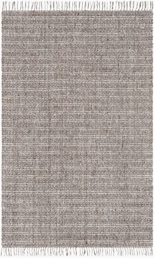 Surya Skywalk Swk-2300 Handmade 2' X 3' Wool & Polyester Rug - Modern Decor For Timeless Elegance Charcoal Wool,Polyester Swk2300-23