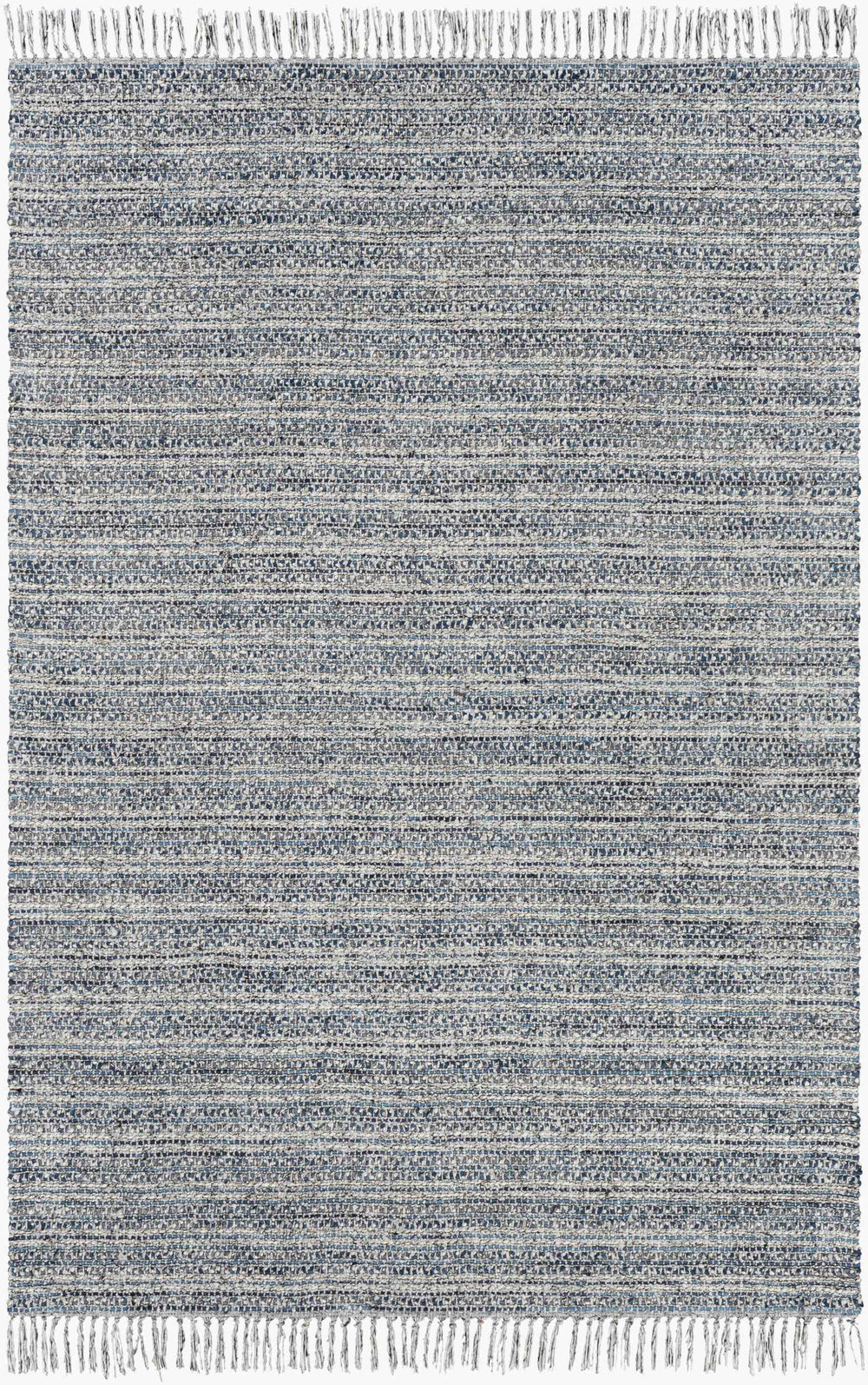 Surya Skywalk Swk-2300 Handmade 2' X 3' Wool & Polyester Rug - Modern Decor For Timeless Elegance Dark Blue Wool,Polyester Swk2301-23