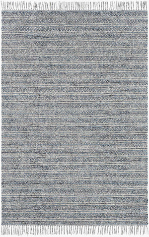 Surya Skywalk Swk-2300 Handmade 2' X 3' Wool & Polyester Rug - Modern Decor For Timeless Elegance Dark Blue Wool,Polyester Swk2301-23