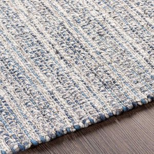 Surya Skywalk Swk-2300 Handmade 2' X 3' Wool & Polyester Rug - Modern Decor For Timeless Elegance Dark Blue Wool,Polyester Swk2301-23