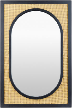 Livabliss Sulawesi Bohemian Global Carved Accent Mirror with Organic Texture for Entryway Decor SWS001-3624
