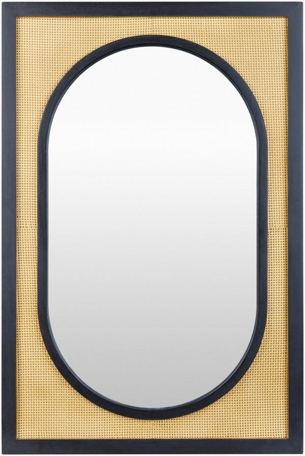 Livabliss Sulawesi Bohemian Global Carved Accent Mirror with Organic Texture for Entryway Decor SWS001-3624