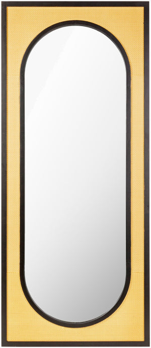 Livabliss Sulawesi Woven Rattan Full Length Mirror Bohemian Statement Piece for Any Room SWS002-7030