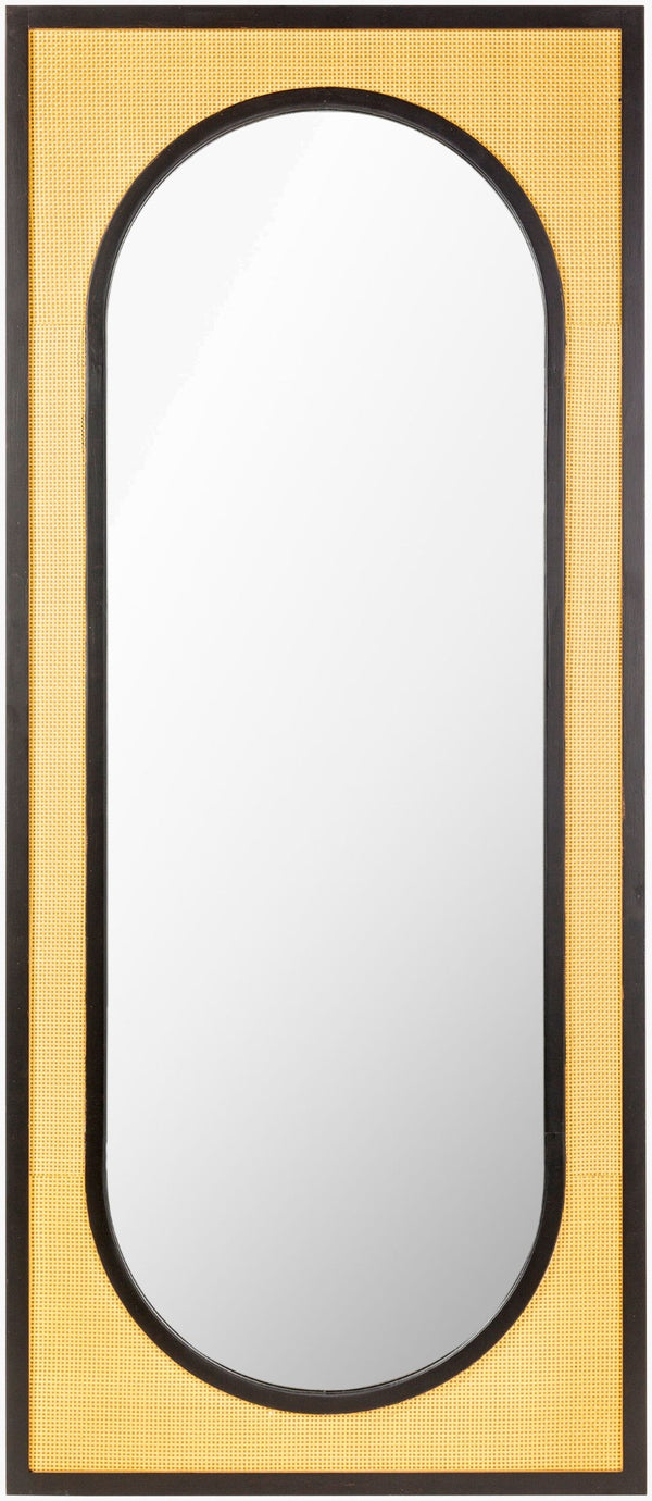 Livabliss Sulawesi Woven Rattan Full Length Mirror Bohemian Statement Piece for Any Room SWS002-7030