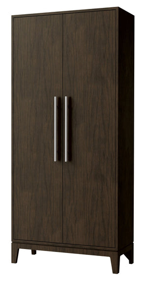 Hekman Furniture 680790 Millie Iii Storage Cabinet - Dark Coffee Finish, Adjustable Shelves & Modern Elegance Design Dark Coffee Oak Millie Iii Storage Cabinet 680790