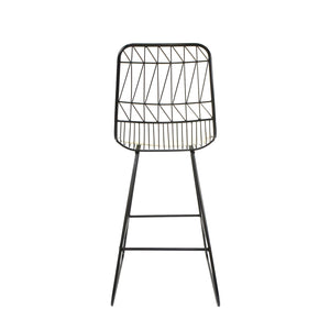 English Elm Christopher Knight Home® - Niez Counter Stools - Stylish Pair Of Durable Iron Frame Seating With Cushions For Indoor & Outdoor Use 63918.00BLKIVY