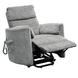 Parker House Parker Living Radius Lift - Mineral Power Lift Recliner Mineral 100% Polyester (W) MRAD#812LIFT-MIN