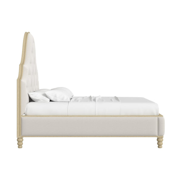 A.R.T. Furniture Haven Upholstered Bed in Warm White - Modern Comfort & Style for Your Serene Bedroom Retreat 339126-2325FB