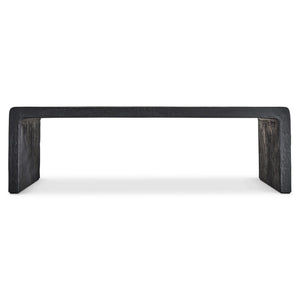 Bernhardt Bernhardt Shephard Faux Bois Resin Cocktail Table with Organic Form for Living Rooms 582012