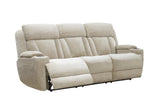 Parker House Parker Living Dalton - Lucky Fawn Power Reclining Sofa with Drop Down Console Lucky Fawn 100% Polyester (S) MDAL#834PH-LFA