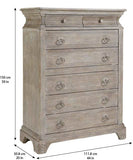A.R.T. Furniture Summer Creek Light Keeper's Drawer Chest 251150-1303 Gray 251150-1303