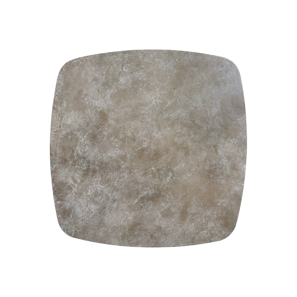 Bernhardt Bernhardt Monroe Stone Top Accent Table with Sculptural Wood Base for Modern Interiors 574114