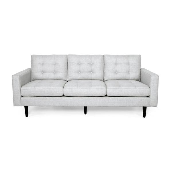 English Elm Christopher Knight Home® - Jenny Modern Tufted Fabric 3-Seater Sofa - Light Grey, Stylish Design, Durable Rubberwood Frame, Easy Assembly 66890.00ALGRY_66890.00BLGRY