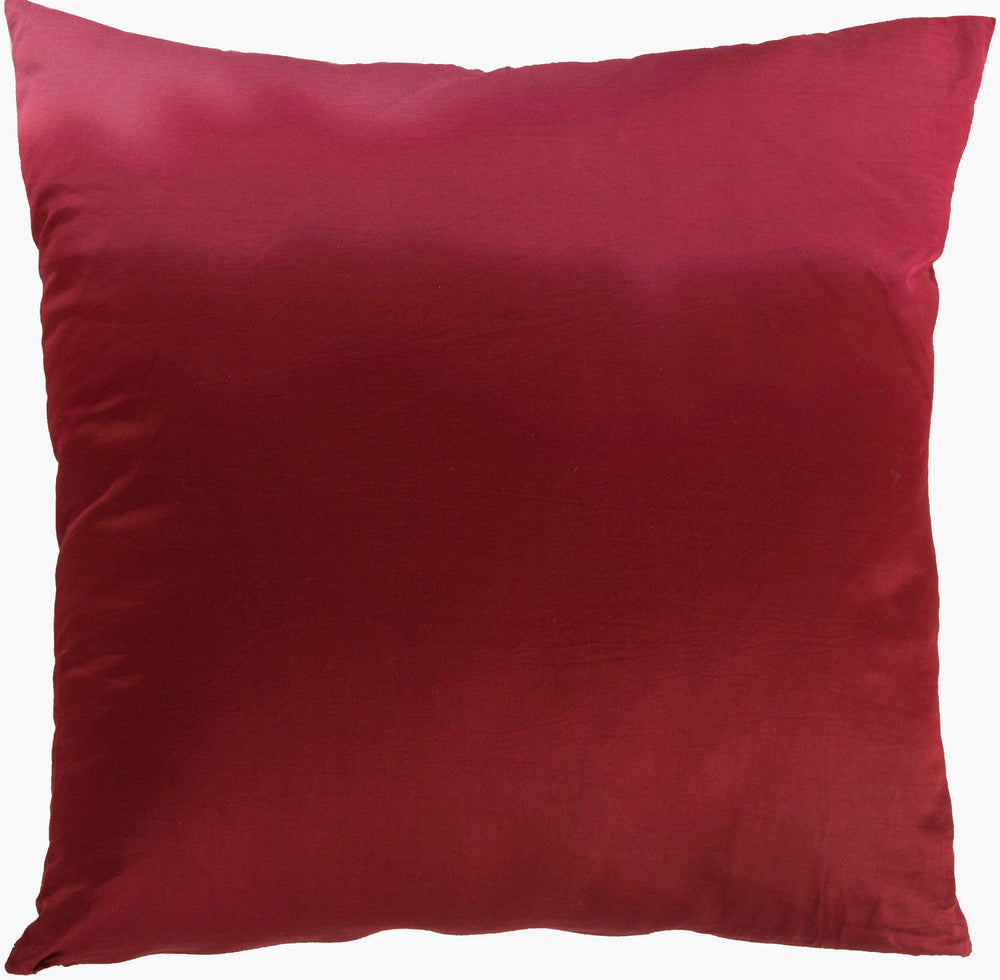 Surya Ombra Elegant 22" Cotton Accent Pillow – Chic Comfort For Any Home Décor, Easy Care & Style! Fuchsia Cotton,Cotton Sy006-1818