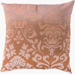 Surya Elizabeth Elegant 18" X 18" Cotton Accent Pillow - Traditional Style For Timeless Home Decor Dusty Pink Cotton Sy009-1818p