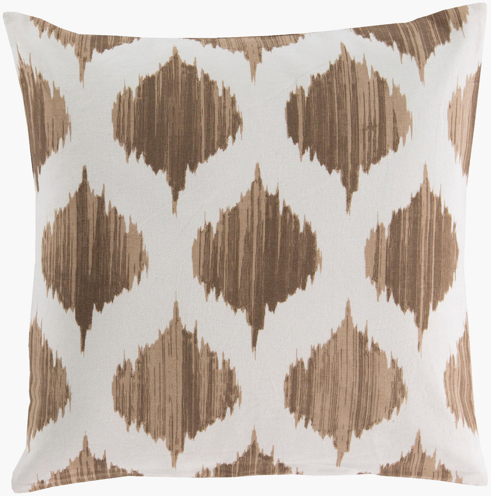 Surya Ogee Bohemian Global 18" Accent Pillow - Soft Cotton, Vibrant Design For Stylish Home Décor Beige Cotton,Cotton Sy018-2222