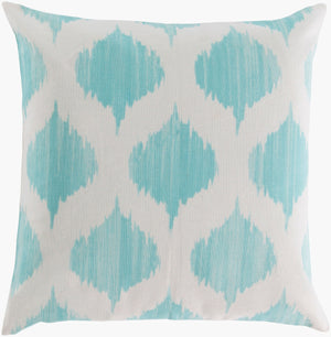 Surya Ogee Bohemian Global 18" Accent Pillow - Soft Cotton, Vibrant Design For Stylish Home Décor Blue Cotton,Cotton Sy023-1818d