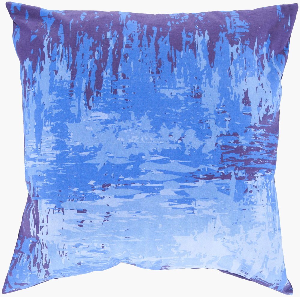 Surya Serenade Luxurious 20" Cotton Accent Pillow - Modern Chic Design For Sofa, Chair, Or Bed Decor! Navy Cotton Sy044-2222p
