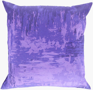 Surya Serenade Luxurious 20" Cotton Accent Pillow - Modern Chic Design For Sofa, Chair, Or Bed Decor! Medium Purple Cotton Sy045-2020