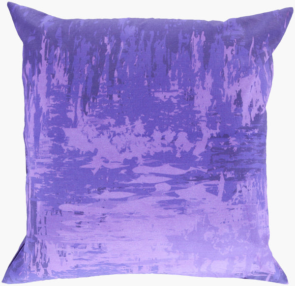 Surya Serenade Luxurious 20" Cotton Accent Pillow - Modern Chic Design For Sofa, Chair, Or Bed Decor! Medium Purple Cotton Sy045-2020