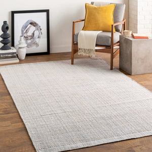 Surya Sycamore 10' X 14' Handmade Eco-friendly Area Rug - Cottage Charm With Easy Care & Style White Recycled Pet Yarn Syc2300-1215