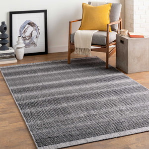 Surya Sycamore 10' X 14' Handmade Eco-friendly Area Rug - Cottage Charm With Easy Care & Style Charcoal Recycled Pet Yarn Syc2301-810