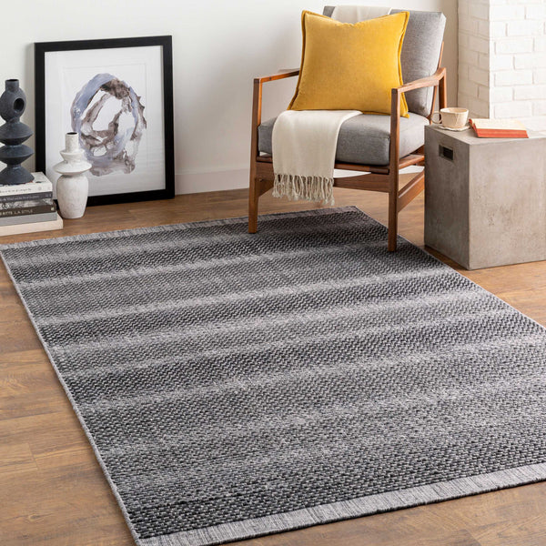 Surya Sycamore 10' X 14' Handmade Eco-friendly Area Rug - Cottage Charm With Easy Care & Style Charcoal Recycled Pet Yarn Syc2301-810