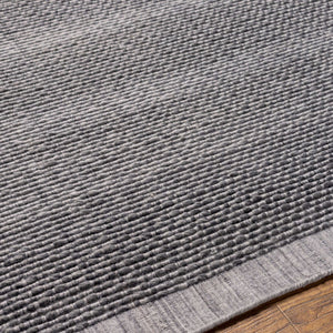 Surya Sycamore 10' X 14' Handmade Eco-friendly Area Rug - Cottage Charm With Easy Care & Style Charcoal Recycled Pet Yarn Syc2301-268