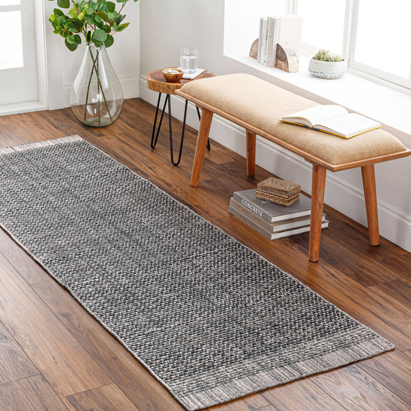 Surya Sycamore 10' X 14' Handmade Eco-friendly Area Rug - Cottage Charm With Easy Care & Style Charcoal Recycled Pet Yarn Syc2301-268