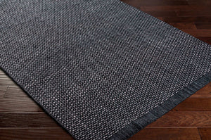 Surya Sycamore 10' X 14' Handmade Eco-friendly Area Rug - Cottage Charm With Easy Care & Style Charcoal Recycled Pet Yarn Syc2302-23